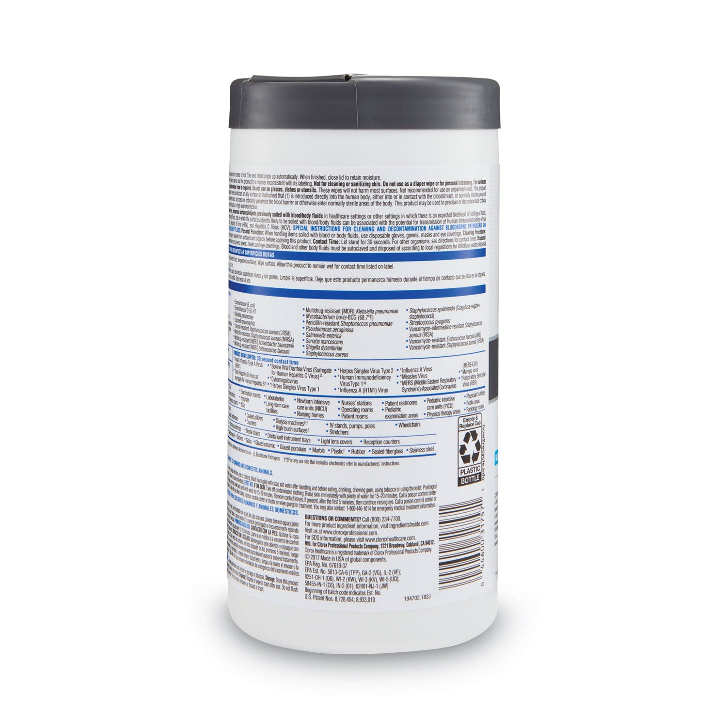 versasure-cleaner-disinfectant-wipes-1-ply-675-x-8-fragranced-white-85-canister-6-canisters-carton_clo31757 - 3