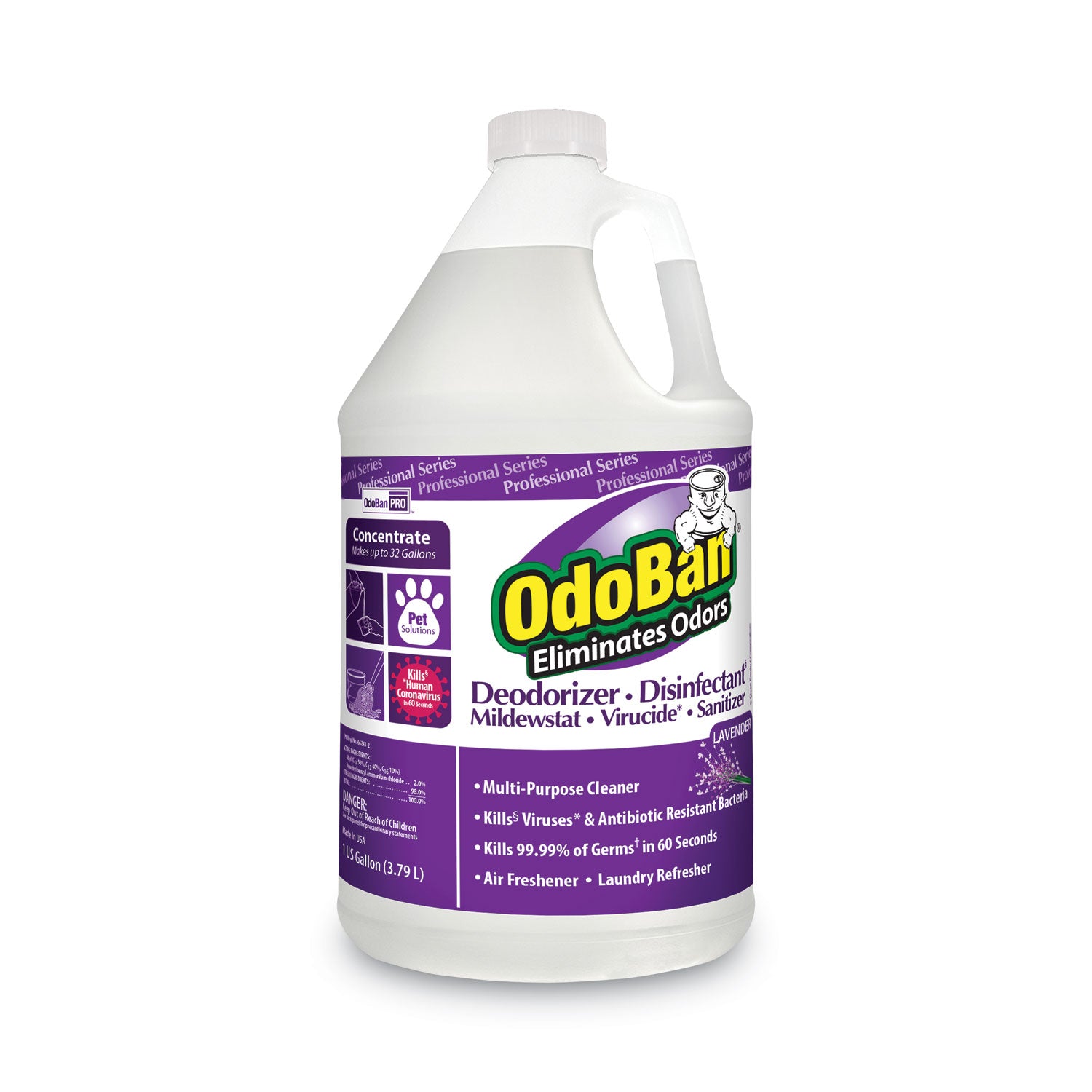 concentrate-odor-eliminator-and-disinfectant-lavender-scent-1-gal-bottle-4-carton_odo911162g4 - 1
