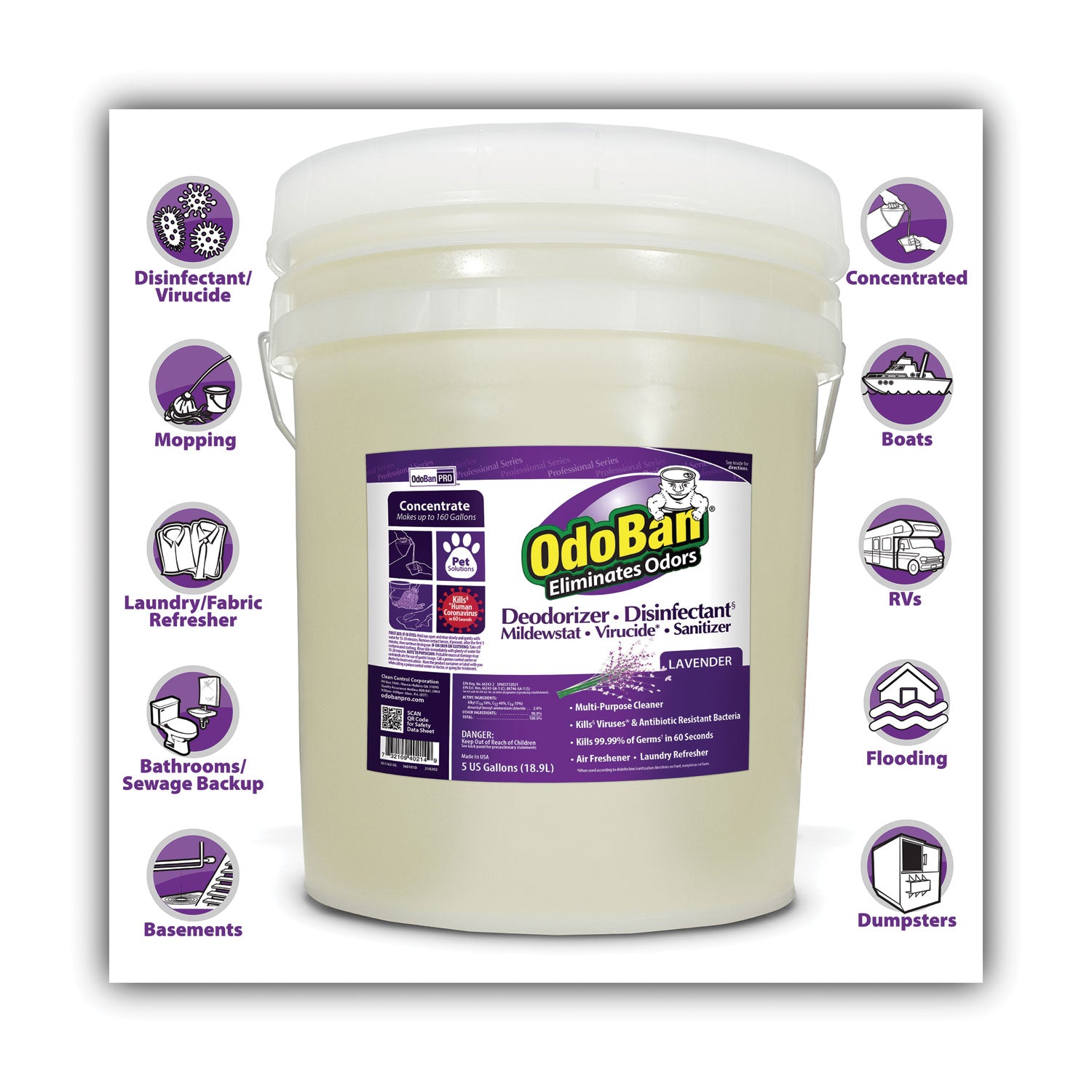 concentrated-odor-eliminator-and-disinfectant-lavender-scent-5-gal-pail_odo9111625g - 5