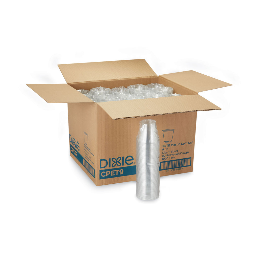 clear-plastic-pete-cups-9-oz-squat-50-sleeve-20-sleeves-carton_dxecpet9 - 1