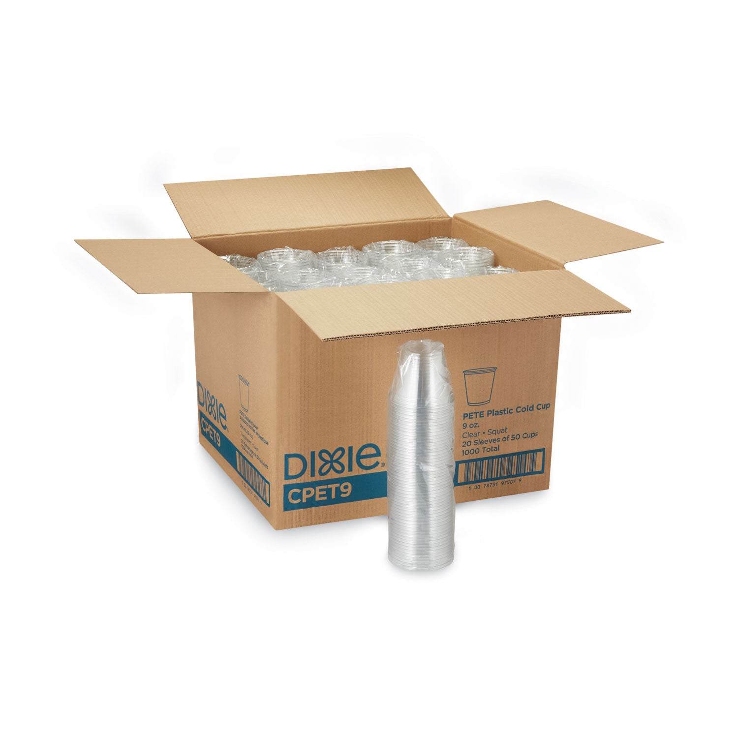 clear-plastic-pete-cups-9-oz-squat-50-sleeve-20-sleeves-carton_dxecpet9 - 1