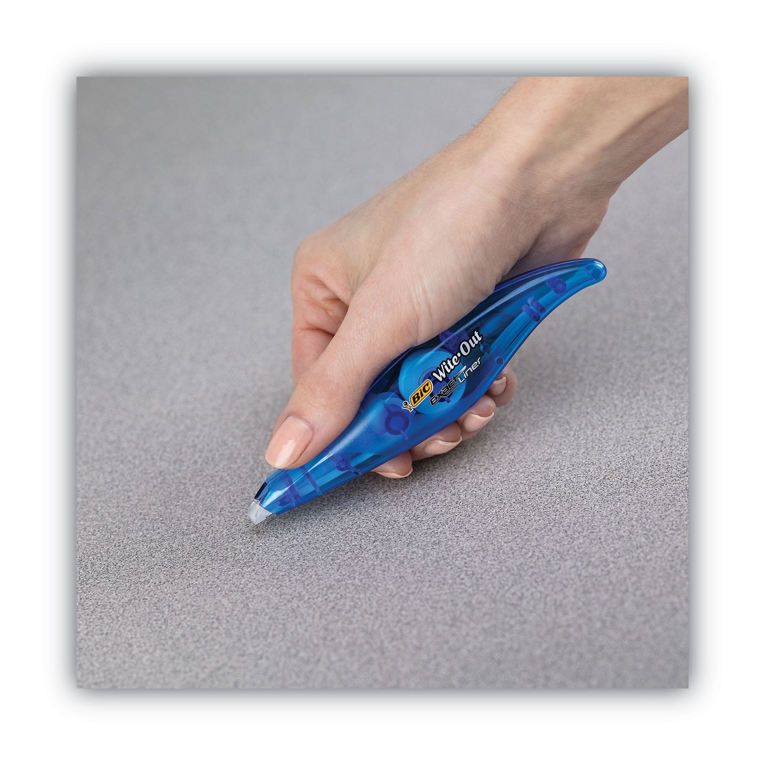 Wite-Out Brand Exact Liner Correction Tape, Non-Refillable, Blue Applicator, 0.2" x 236 - 