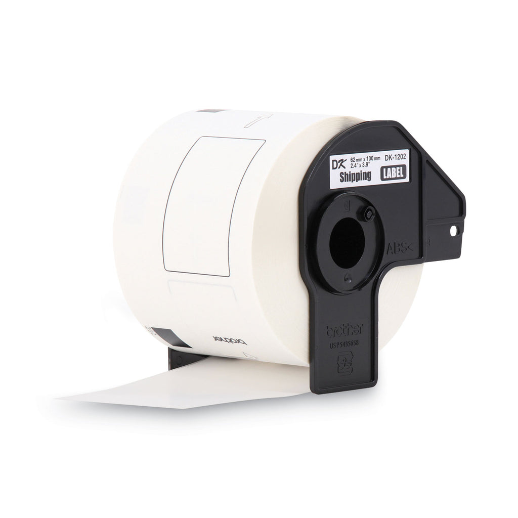 Die-Cut Shipping Labels, 2.4" x 3.9", White, 300 Labels/Roll