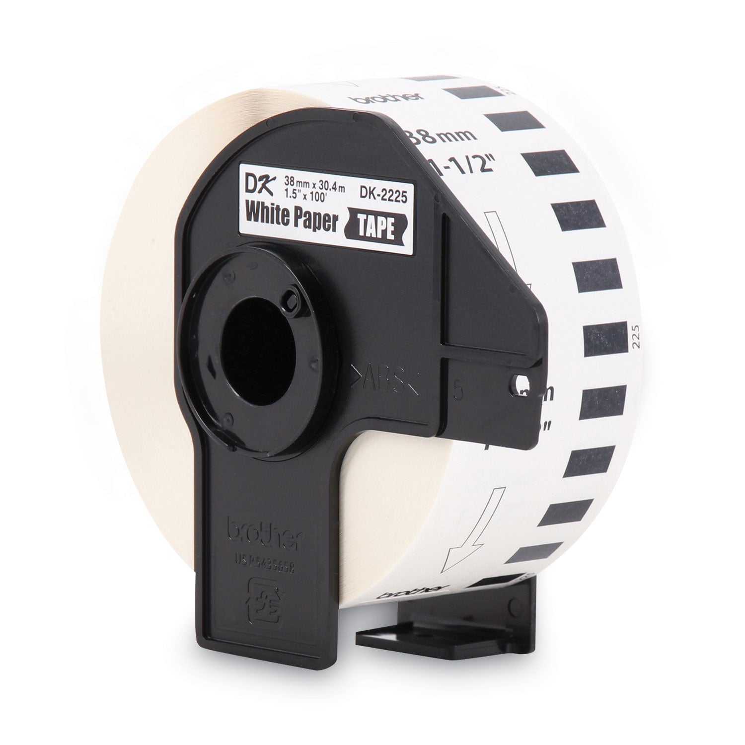 continuous-paper-label-tape-15-x-100-ft-black-white_brtdk2225 - 4