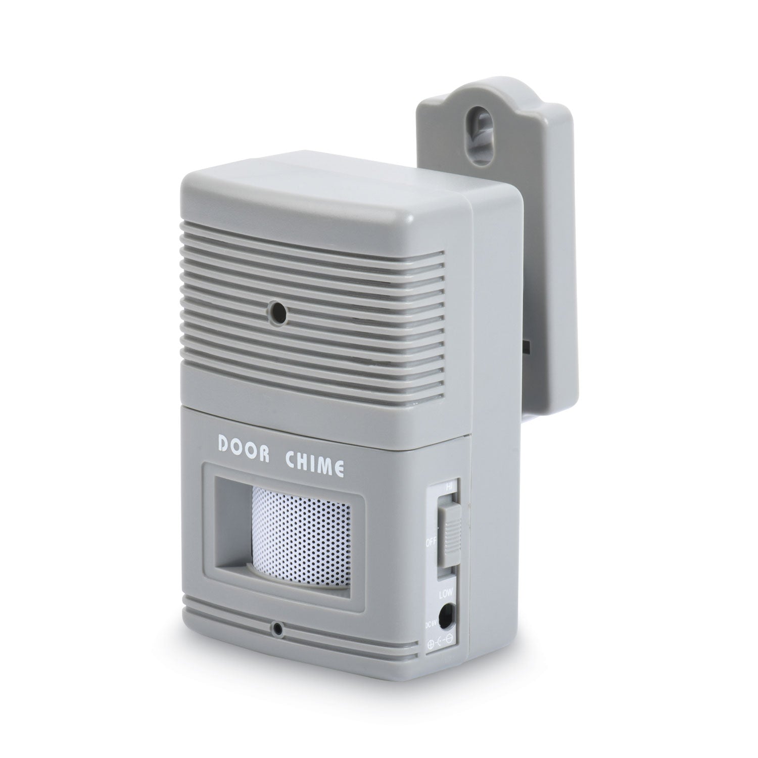 Visitor Arrival/Departure Chime, Battery Operated, 2.75 x 2 x 4.25, Gray