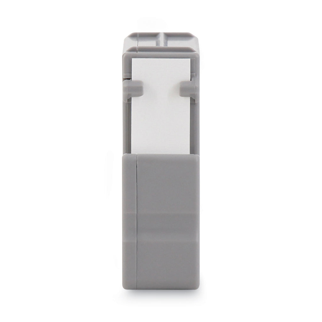 M Series Tape Cartridge for P-Touch Labelers, 0.47" x 26.2 ft, Black on White