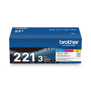 TN2213PK Toner, 1,400 Page-Yield, Cyan/Magenta/Yellow