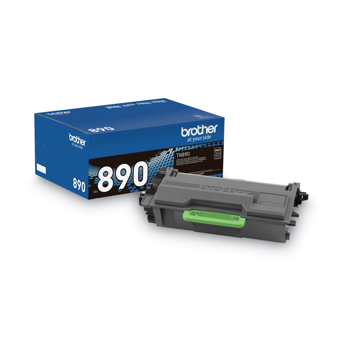 Brother Genuine TN890 Ultra High Yield Mono Laser Toner Cartridge - Laser - Ultra High Yield - 20000 Pages - Black - 1 Each