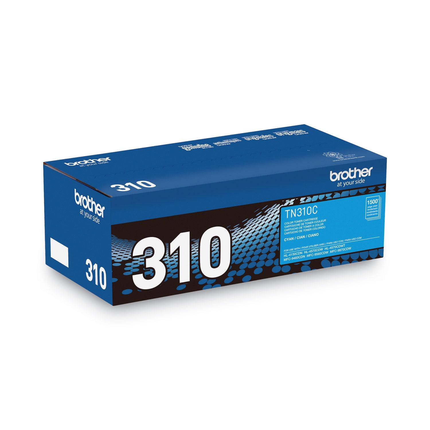 TN310C Toner, 1,500 Page-Yield, Cyan