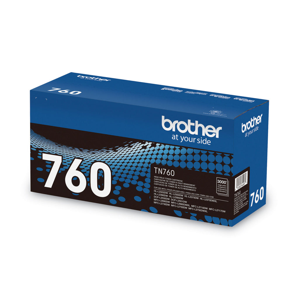 TN760 High-Yield Toner, 3,000 Page-Yield, Black