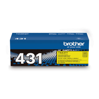 TN431Y Toner, 1,800 Page-Yield, Yellow