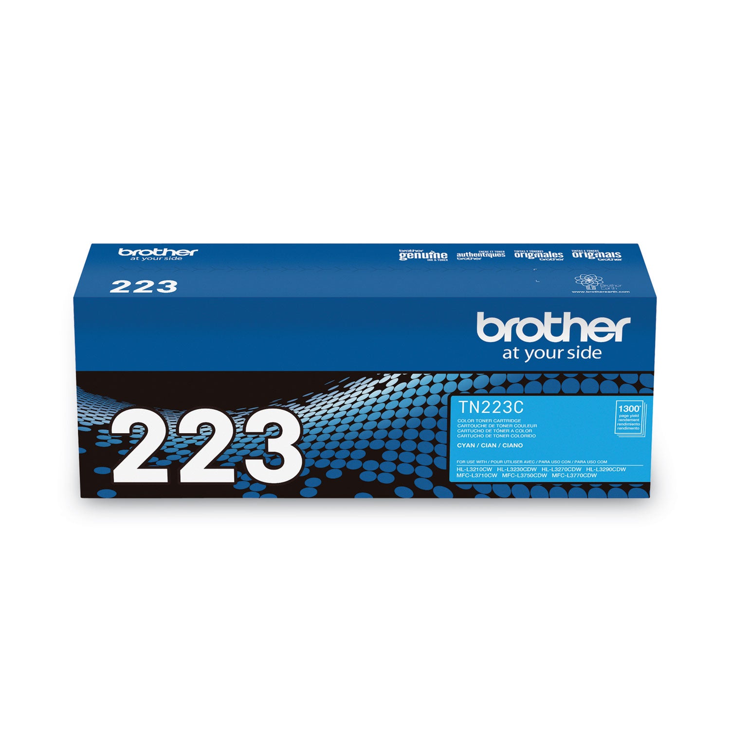 TN223C Toner, 1,300 Page-Yield, Cyan