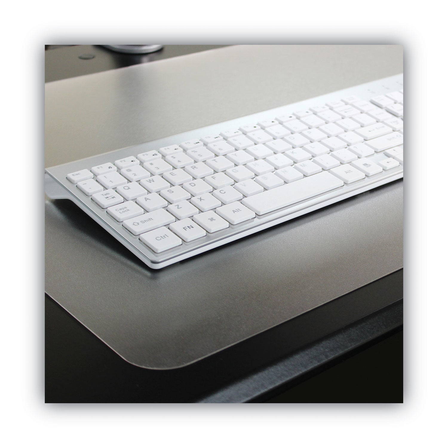 Desktex Polycarbonate Desk Pad 17" x 22" - Clear Rectangular Polycarbonate Desk Pad - 22" L x 17" W x 0.03" D