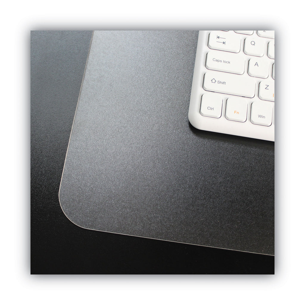 Desktex Polycarbonate Desk Pad 17" x 22" - Clear Rectangular Polycarbonate Desk Pad - 22" L x 17" W x 0.03" D
