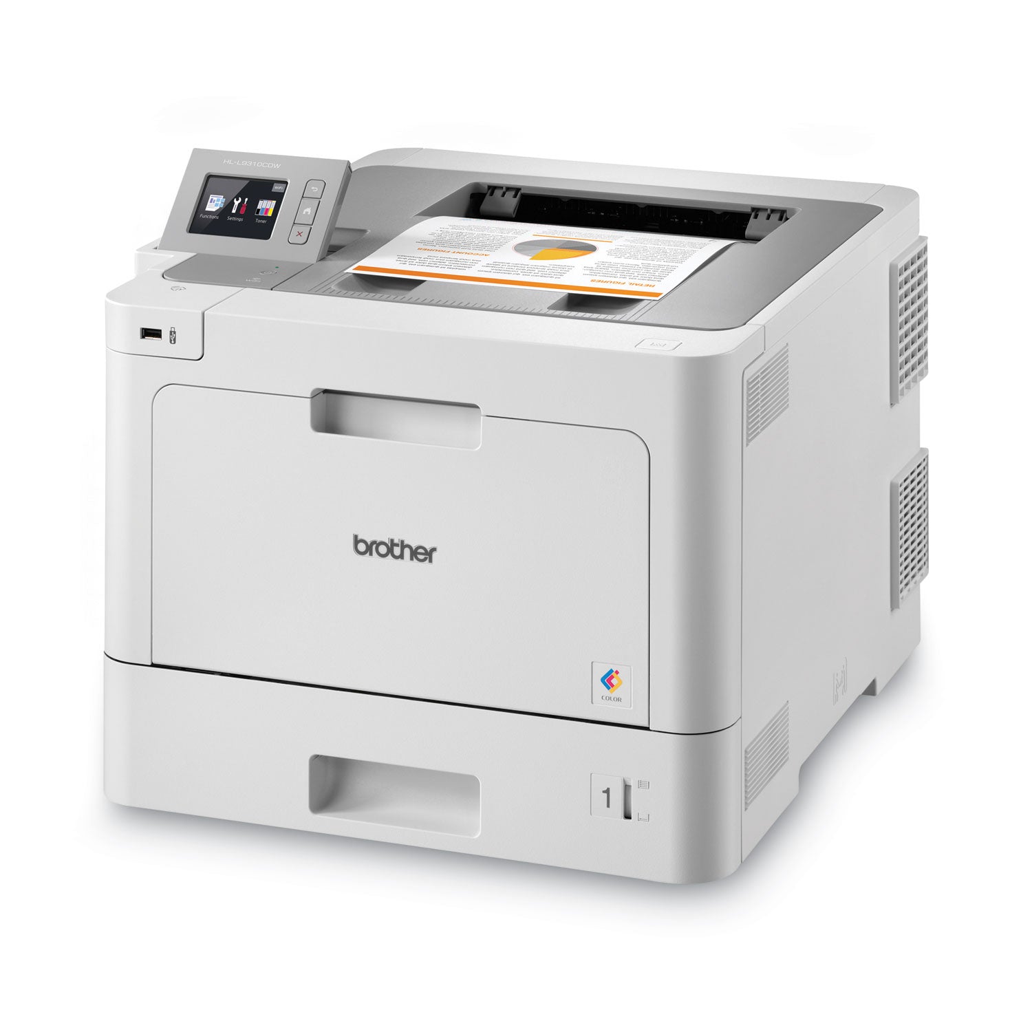 Brother Business Color Laser Printer HL-L9310CDW - for Mid-Size Workgroups with Higher Print Volumes - 3