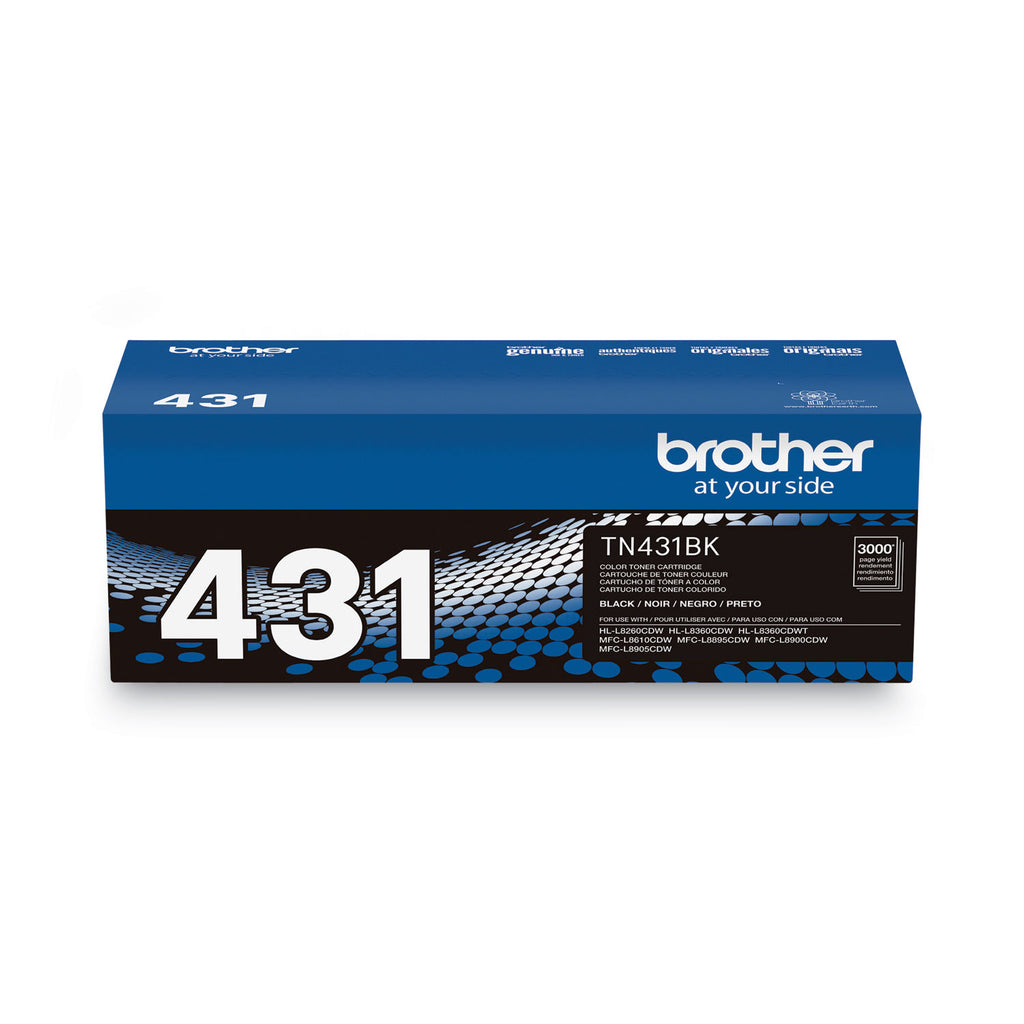 TN431BK Toner, 3,000 Page-Yield, Black