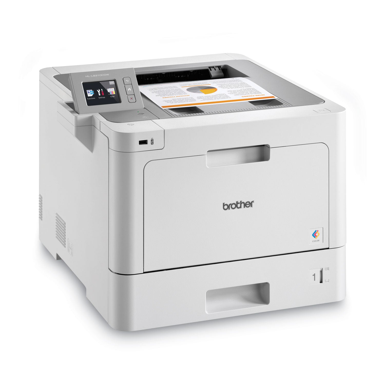 Brother Business Color Laser Printer HL-L9310CDW - for Mid-Size Workgroups with Higher Print Volumes - 2