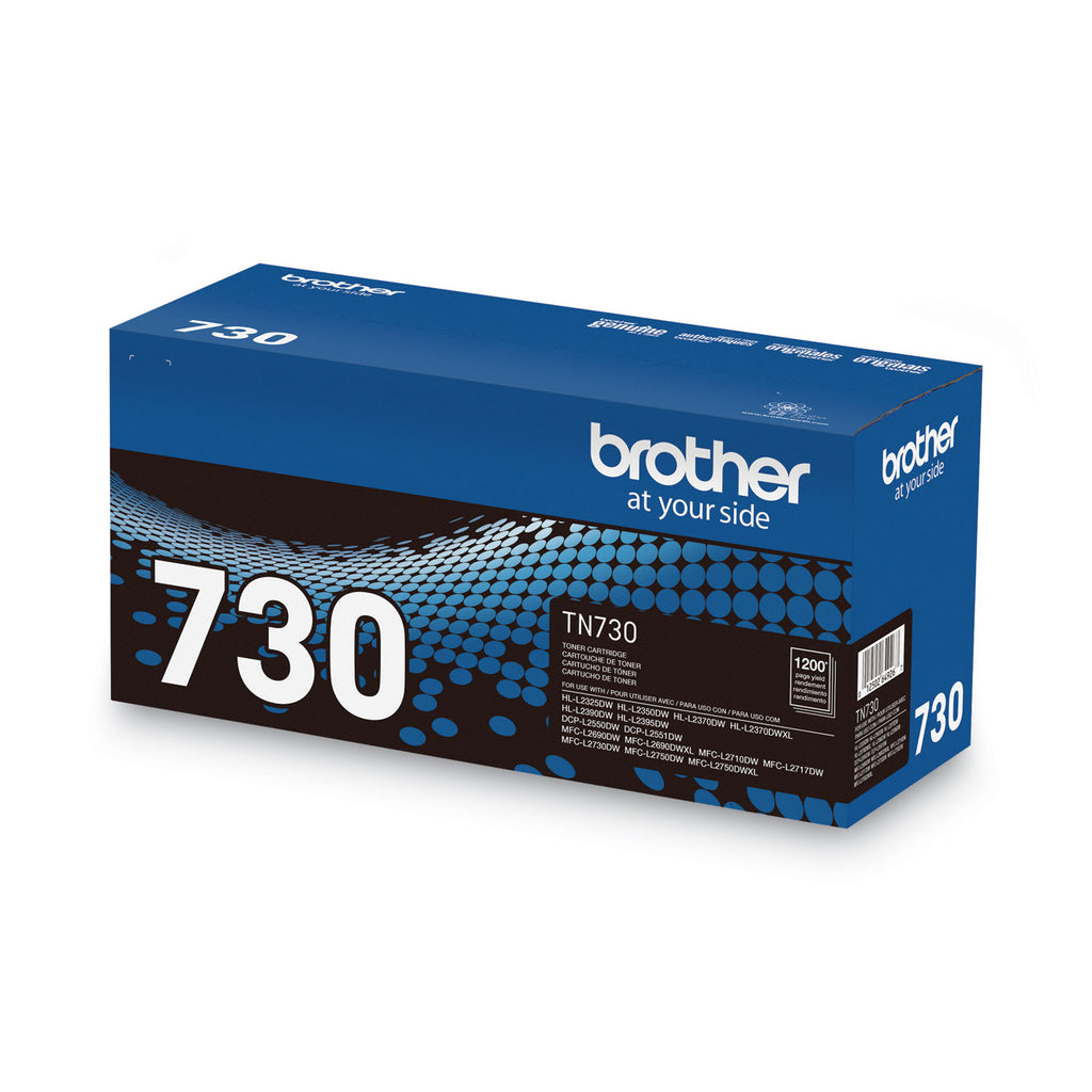 TN730 Toner, 1,200 Page-Yield, Black