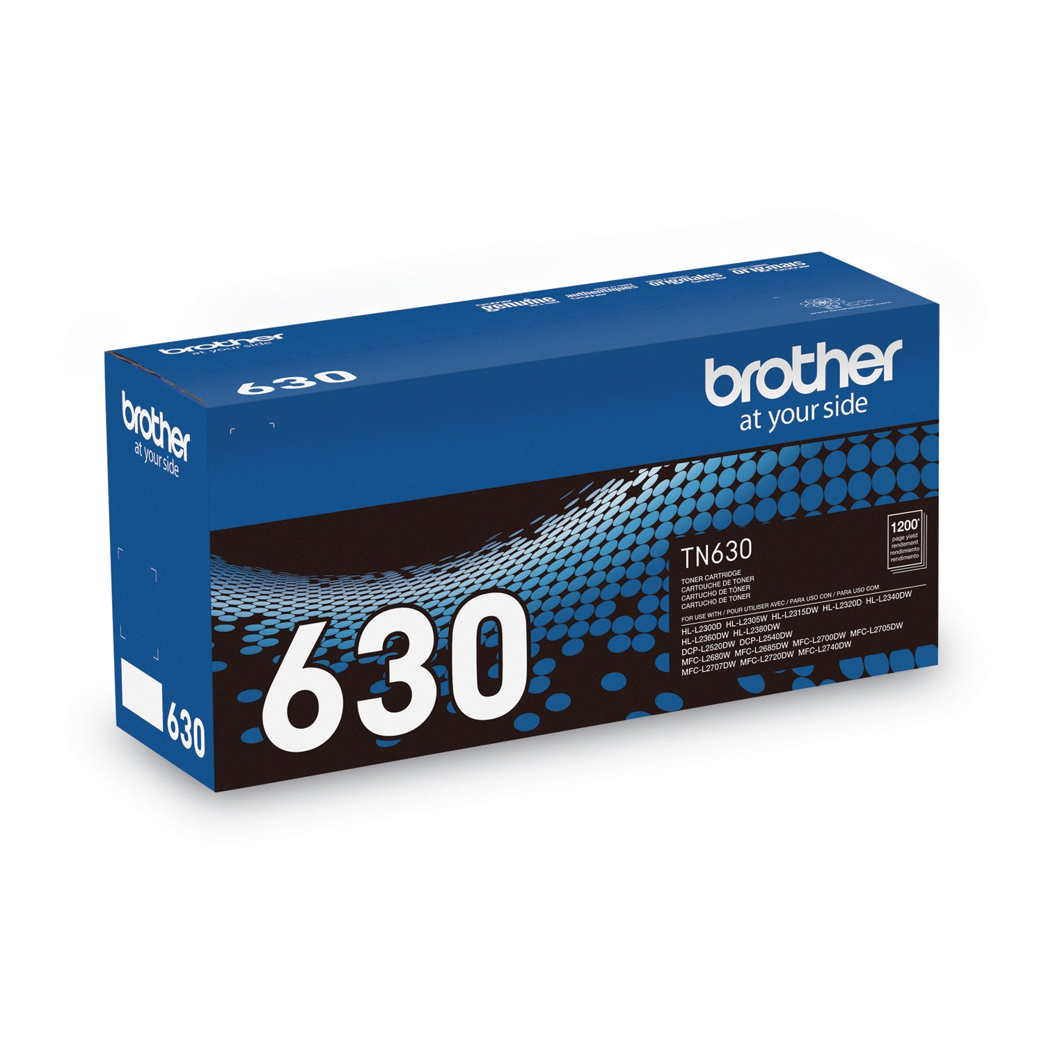 TN630 Toner, 1,200 Page-Yield, Black