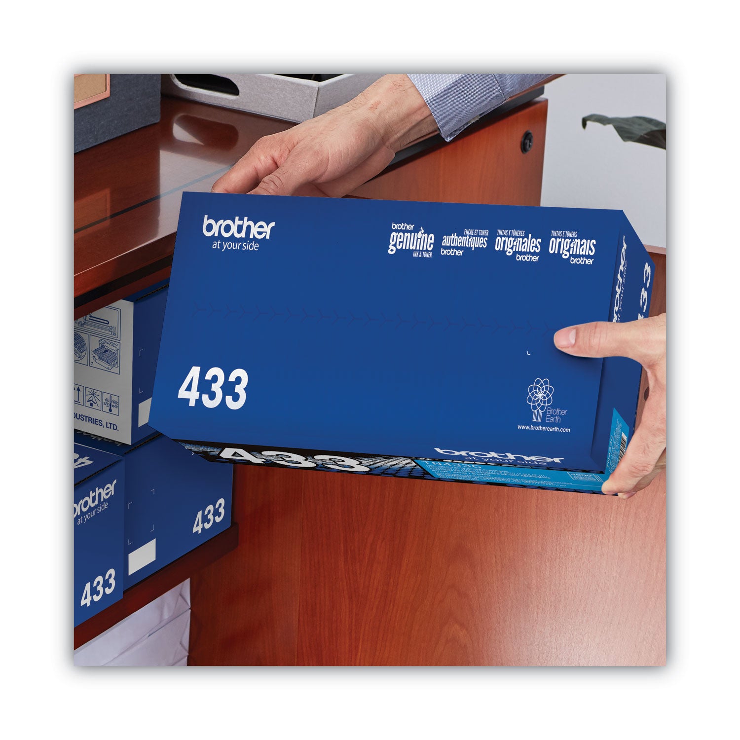 TN433C High-Yield Toner, 4,000 Page-Yield, Cyan