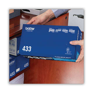 TN433C High-Yield Toner, 4,000 Page-Yield, Cyan