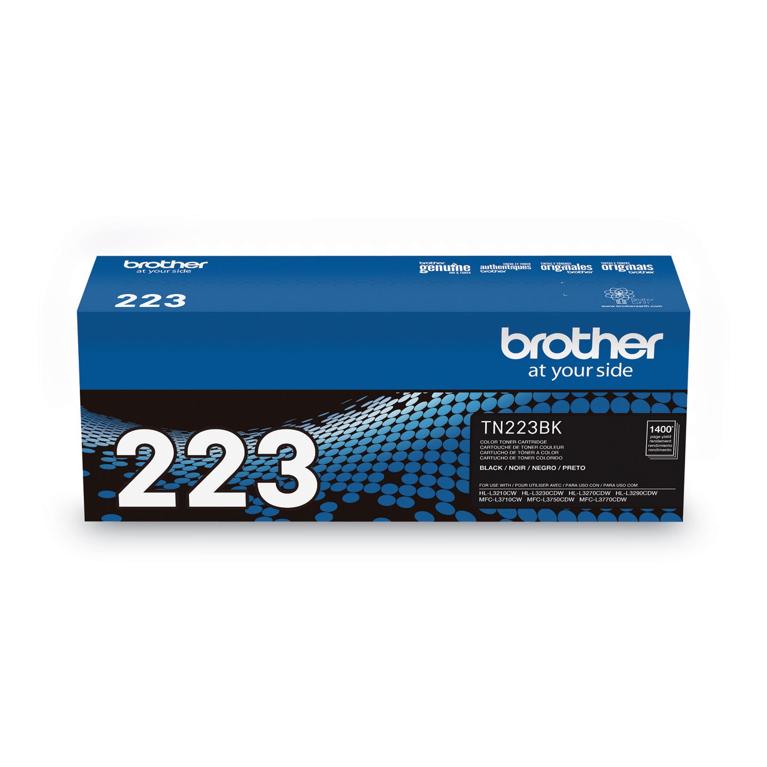 TN223BK Toner, 1,400 Page-Yield, Black
