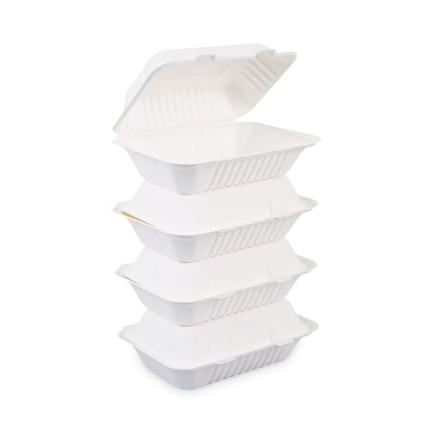 bagasse-food-containers-hinged-lid-1-compartment-9-x-6-x-319-white-sugarcane-125-sleeve-2-sleeves-carton_bwkhingewfhg1c9 - 6