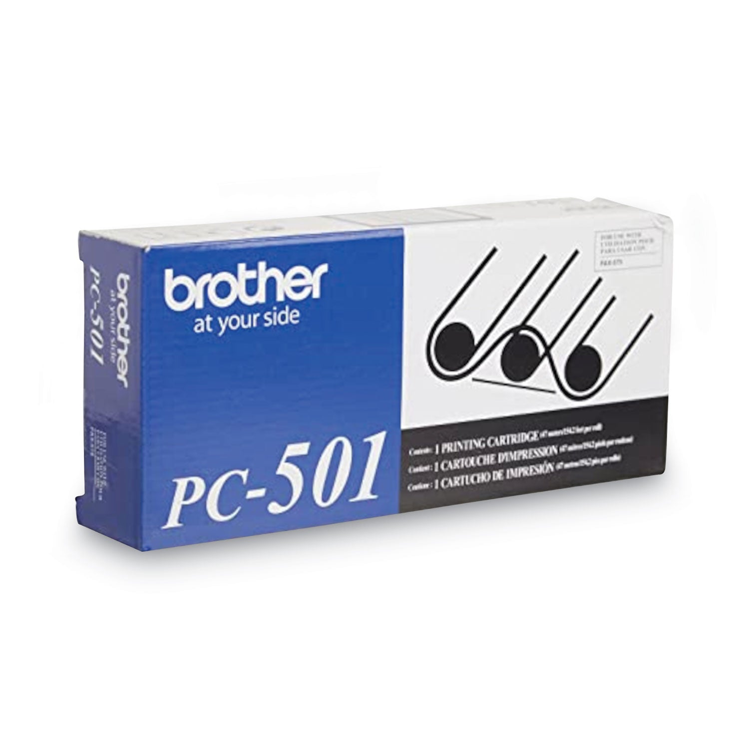 PC-501 Thermal Transfer Print Cartridge, 150 Page-Yield, Black - 