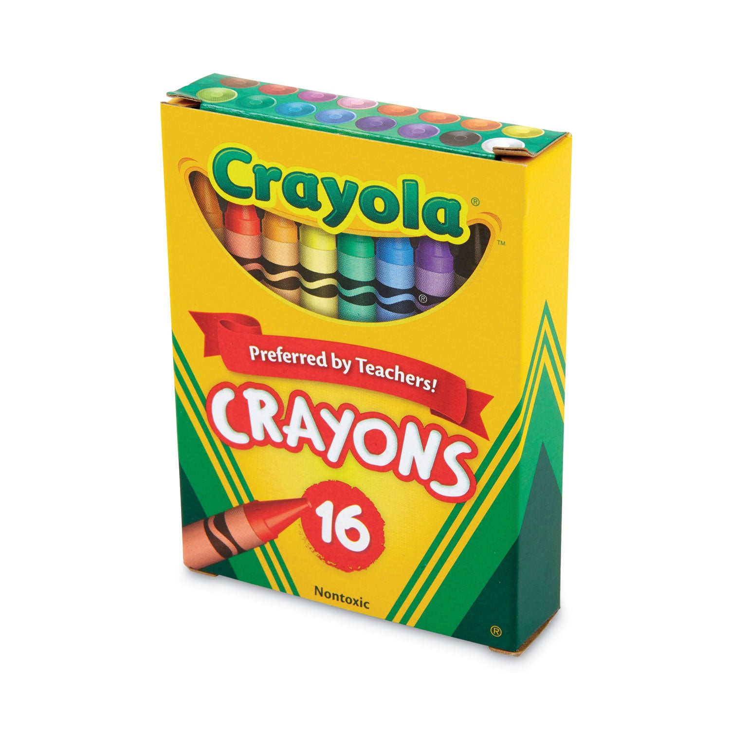 Classic Color Crayons, Tuck Box, 16 Colors - 