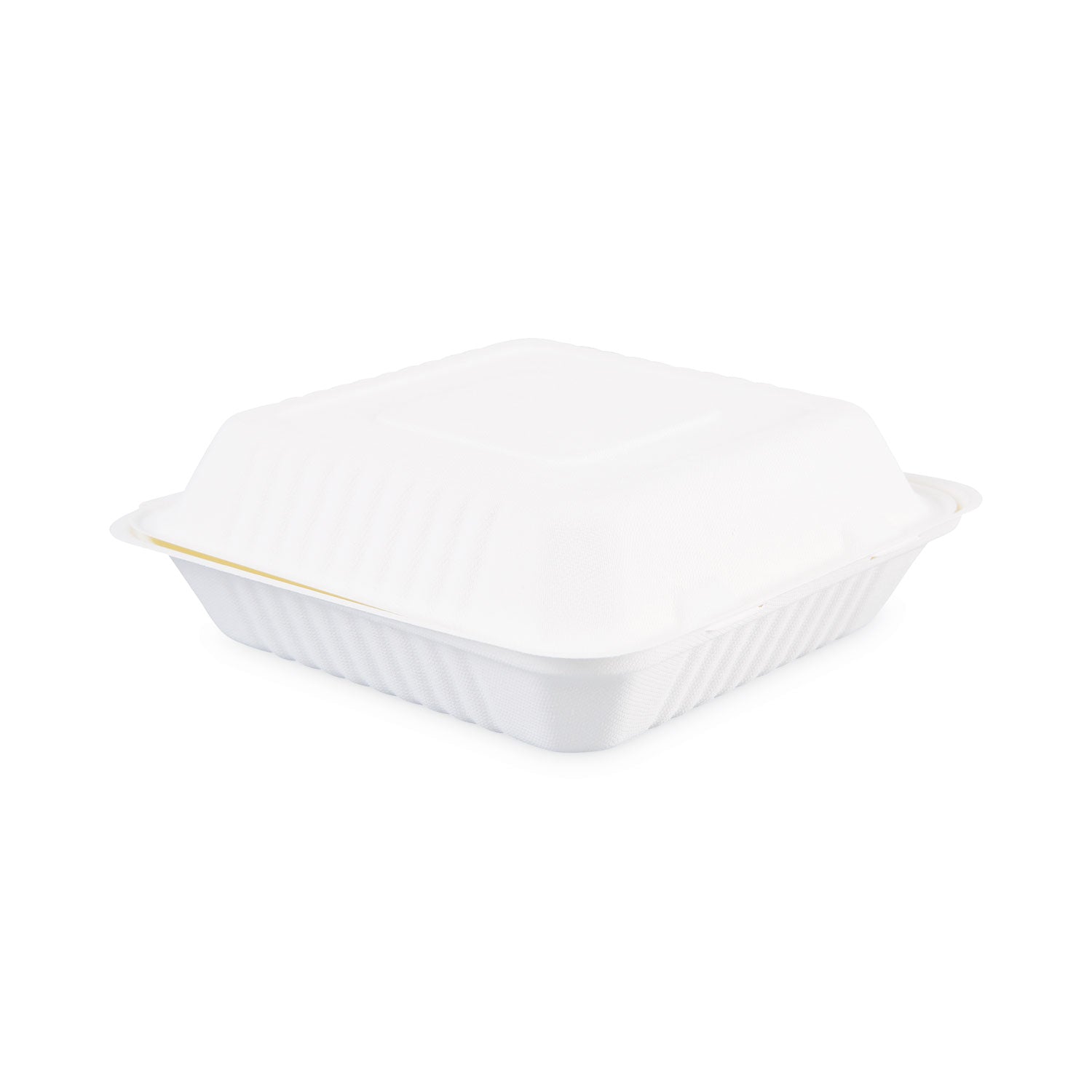 bagasse-food-containers-hinged-lid-1-compartment-9-x-9-x-319-white-sugarcane-100-sleeve-2-sleeves-carton_bwkhingewf1cm9 - 2