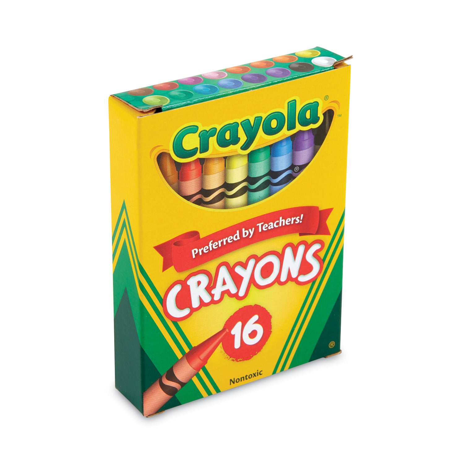 Classic Color Crayons, Tuck Box, 16 Colors - 