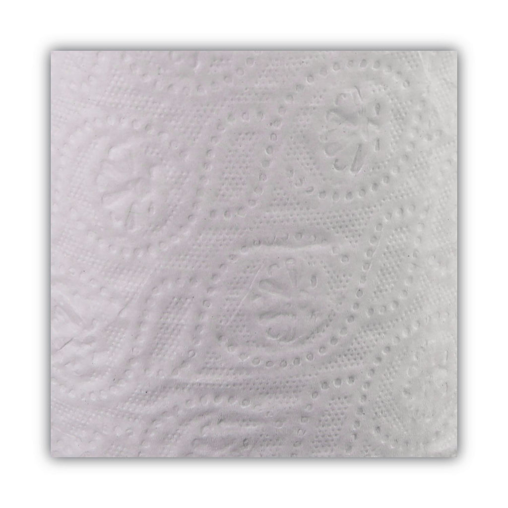 2-Ply Toilet Tissue, Septic Safe, White, 156.25 ft Roll Length, 500 Sheets/Roll, 96 Rolls/Carton