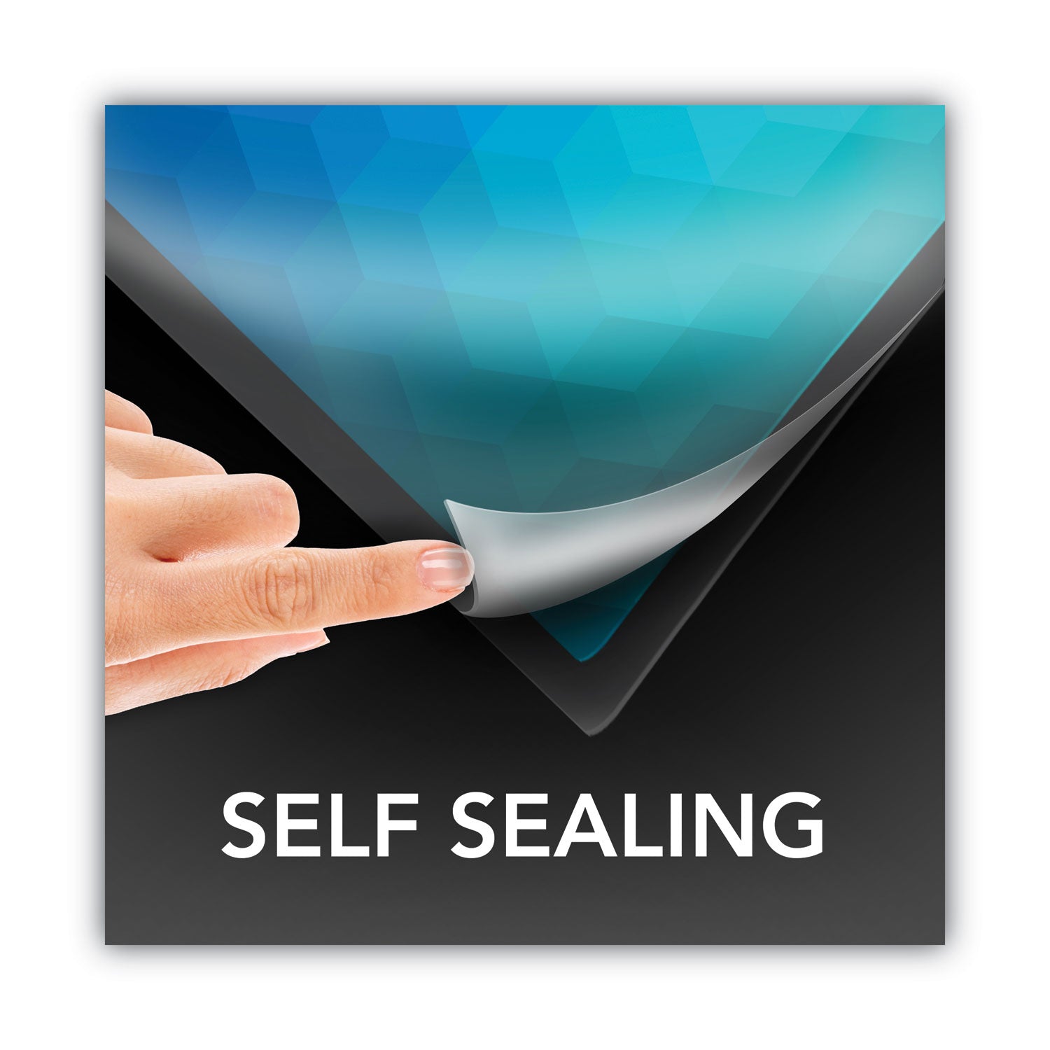 selfseal-self-adhesive-laminating-pouches-and-single-sided-sheets-3-mil-9-x-12-gloss-clear-50-pack_gbc3747307 - 4