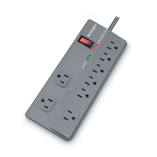 Guardian Premium Surge Protector, 8 AC Outlets, 6 ft Cord, 1,080 J, Gray - 