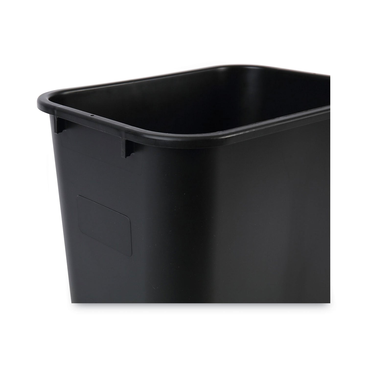 Soft-Sided Wastebasket, 28 qt, Plastic, Black - 4