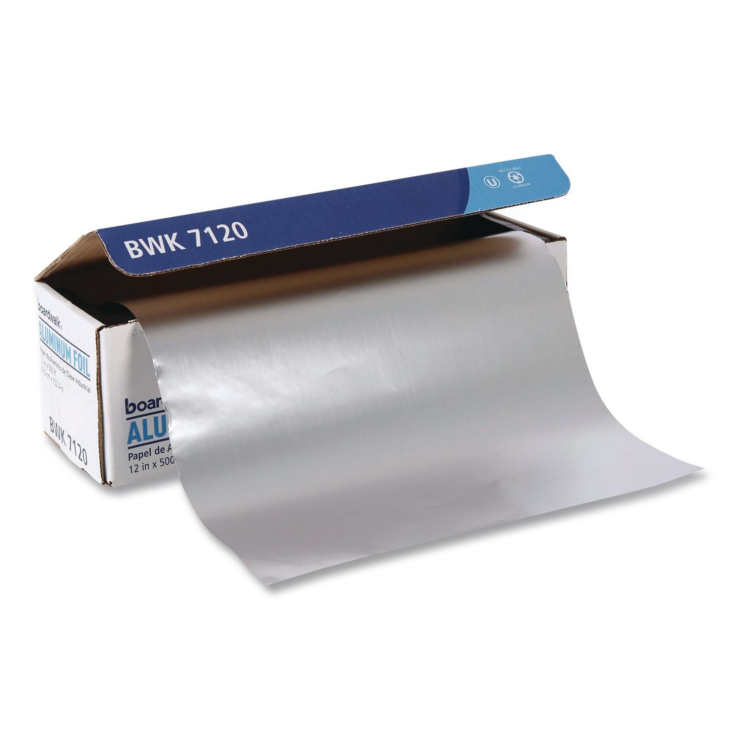 Heavy-Duty Aluminum Foil Roll, 12" x 500 ft