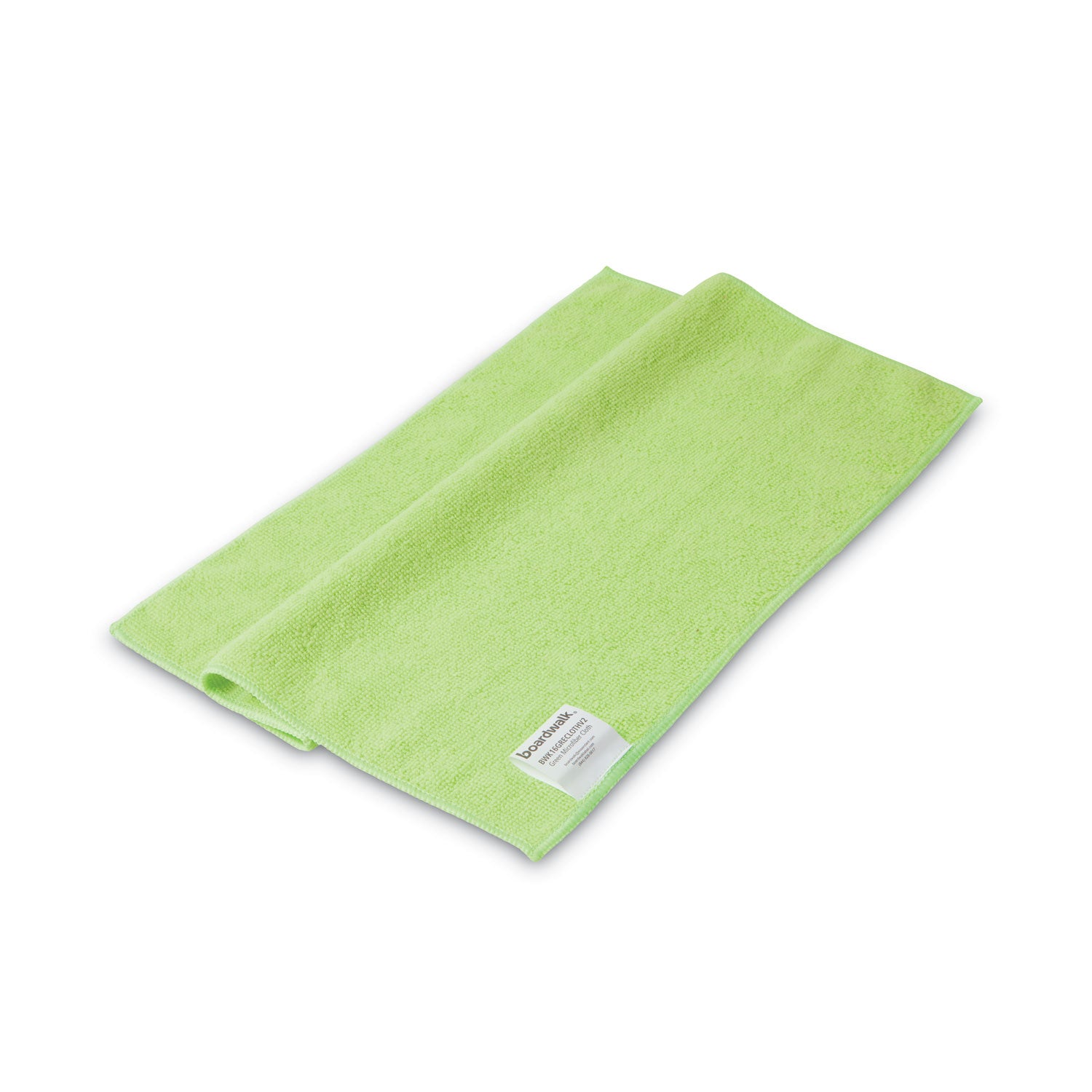 Microfiber Cleaning Cloths, 16 x 16, Green, 24/Pack - 2