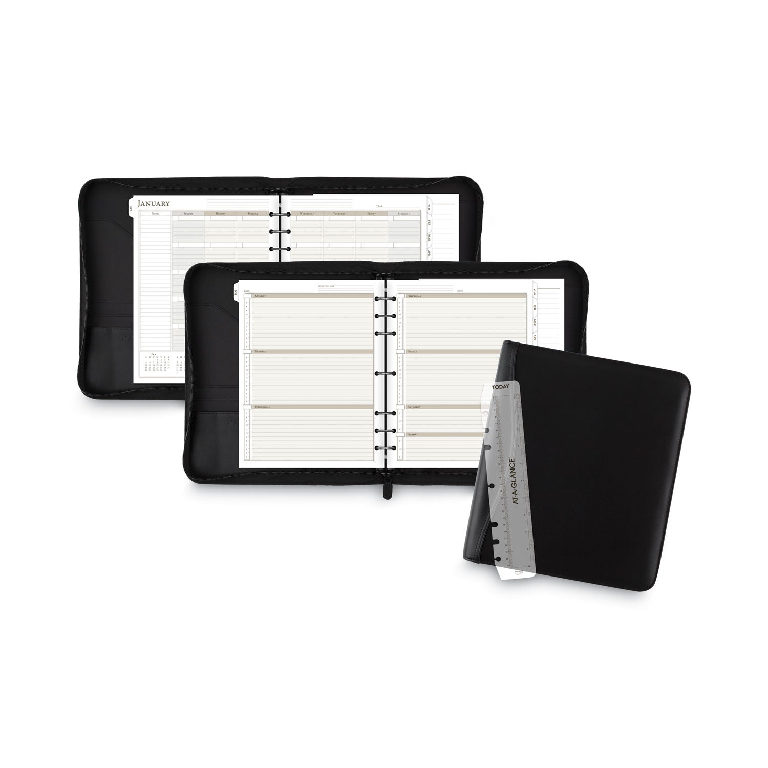 black-leather-planner-organizer-starter-set-11-x-85-black-cover-12-month-jan-to-dec-undated_aag038054005 - 2