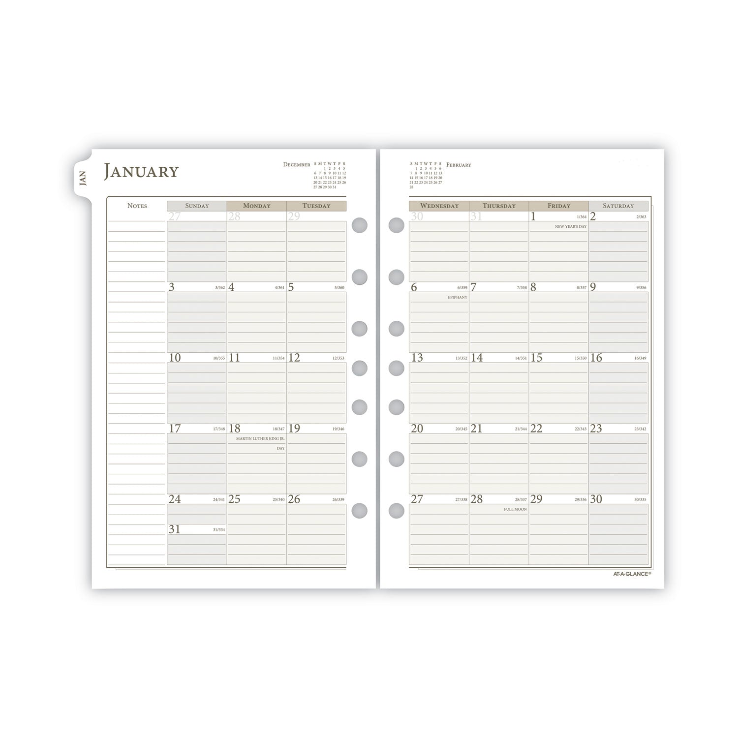 1-page-per-day-planner-refills-85-x-55-white-sheets-12-month-jan-to-dec-2024_aag48112521 - 3