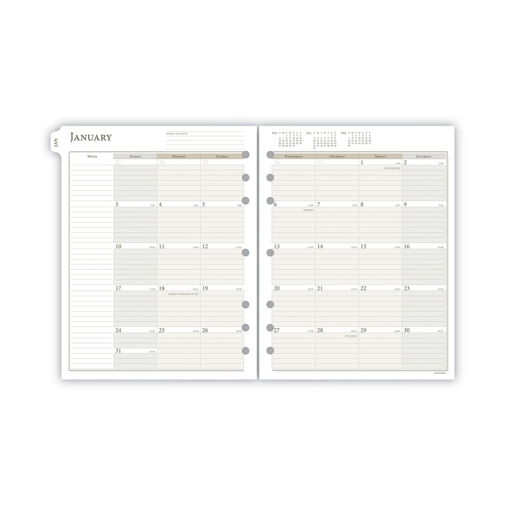2-page-per-week-planner-refills-85-x-55-white-sheets-12-month-jan-to-dec-2024_aag481285y21 - 3