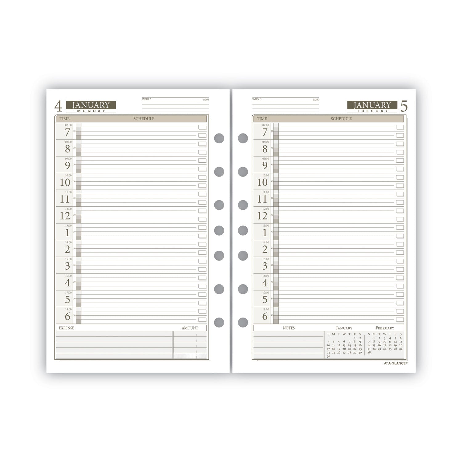 1-page-per-day-planner-refills-85-x-55-white-sheets-12-month-jan-to-dec-2024_aag48112521 - 2