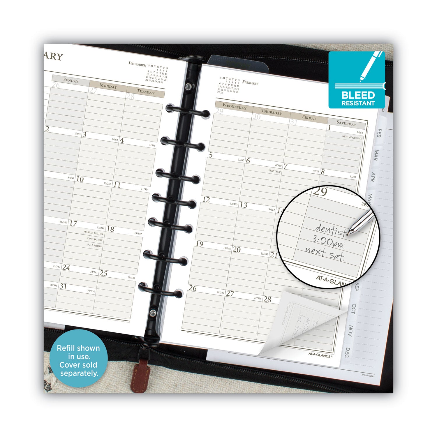 2-page-per-week-planner-refills-85-x-55-white-sheets-12-month-jan-to-dec-2024_aag481285y21 - 4
