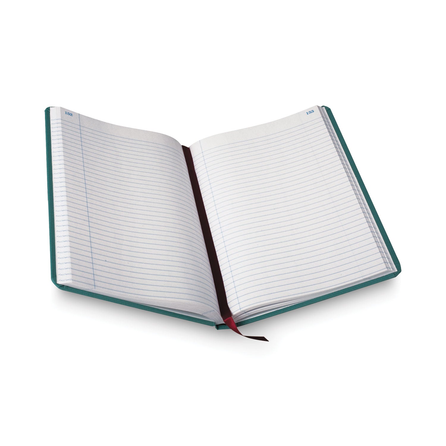 Account Record Book, Record-Style Rule, Blue Cover, 11.75 x 7.25 Sheets, 300 Sheets/Book