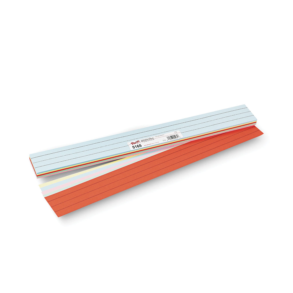 Sentence Strips, 24 x 3, Assorted Colors, 100/Pack