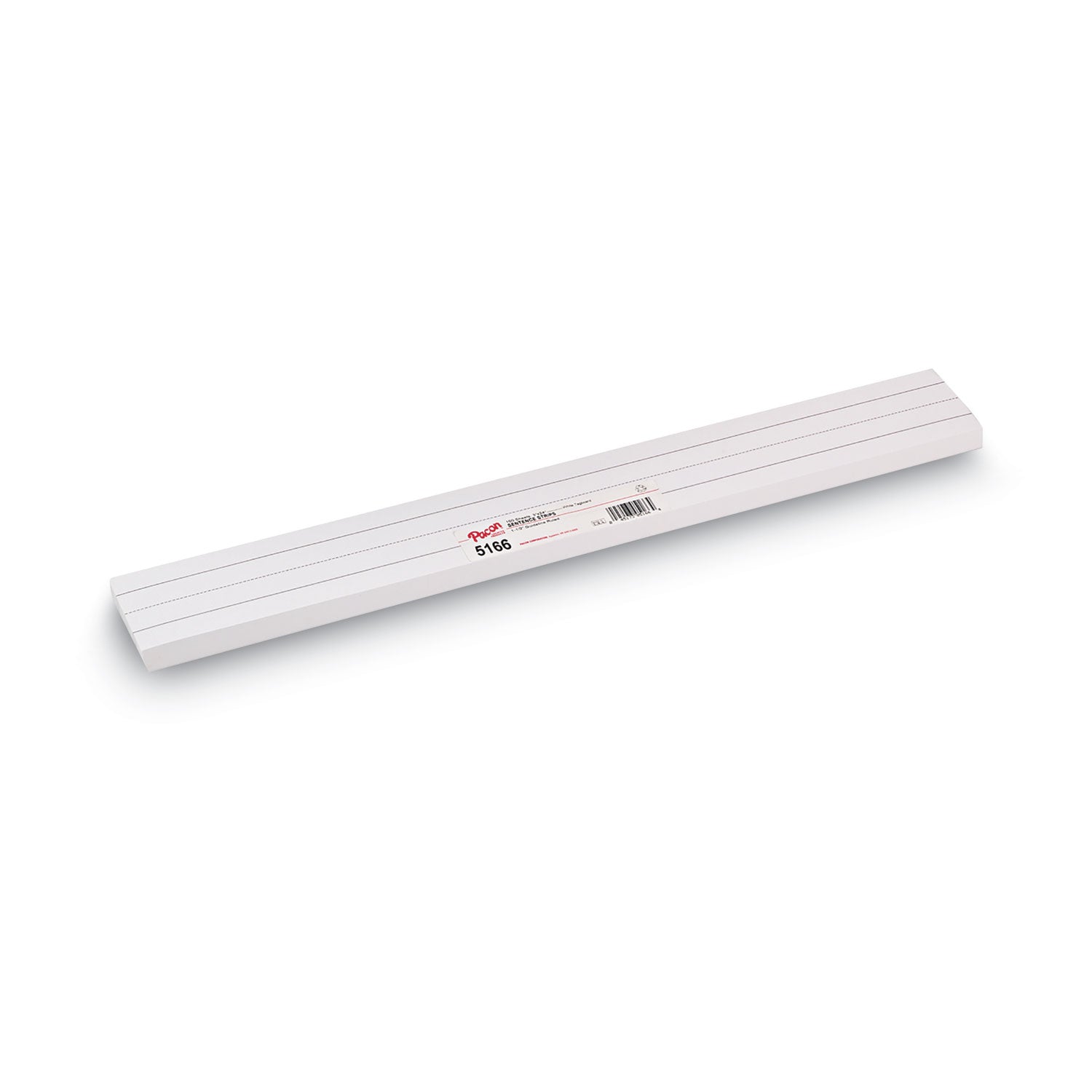 Sentence Strips, 24 x 3, White, 100/Pack