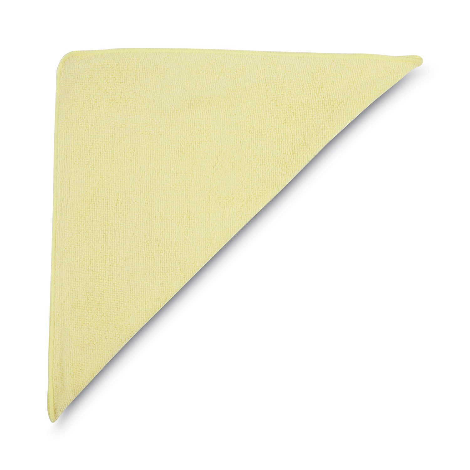 Microfiber Cleaning Cloths, 16 x 16, Yellow, 24/Pack - 