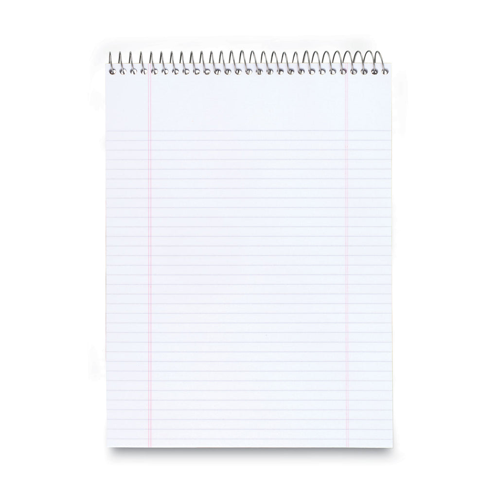 Stiff-Back Wire Bound Notepad, Medium/College Rule, Navy Cover, 70 White 8.5 x 11.5 Sheets - 