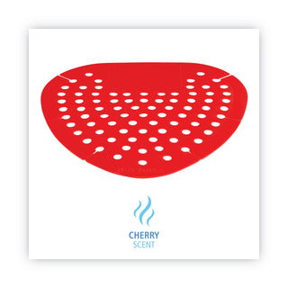 Urinal Screen, Cherry Scent, 3.5 oz, Red, Dozen - 