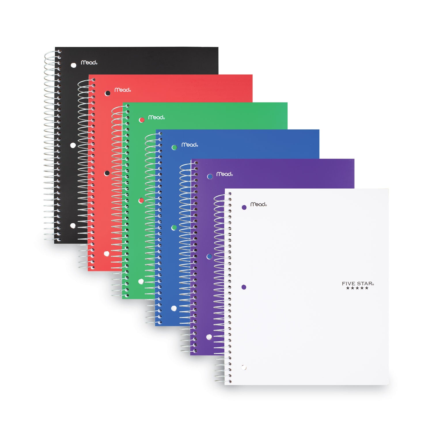 wirebound-notebook-with-four-pockets-3-subject-wide-legal-rule-randomly-assorted-cover-color-150-105-x-8-sheets_mea51014 - 1