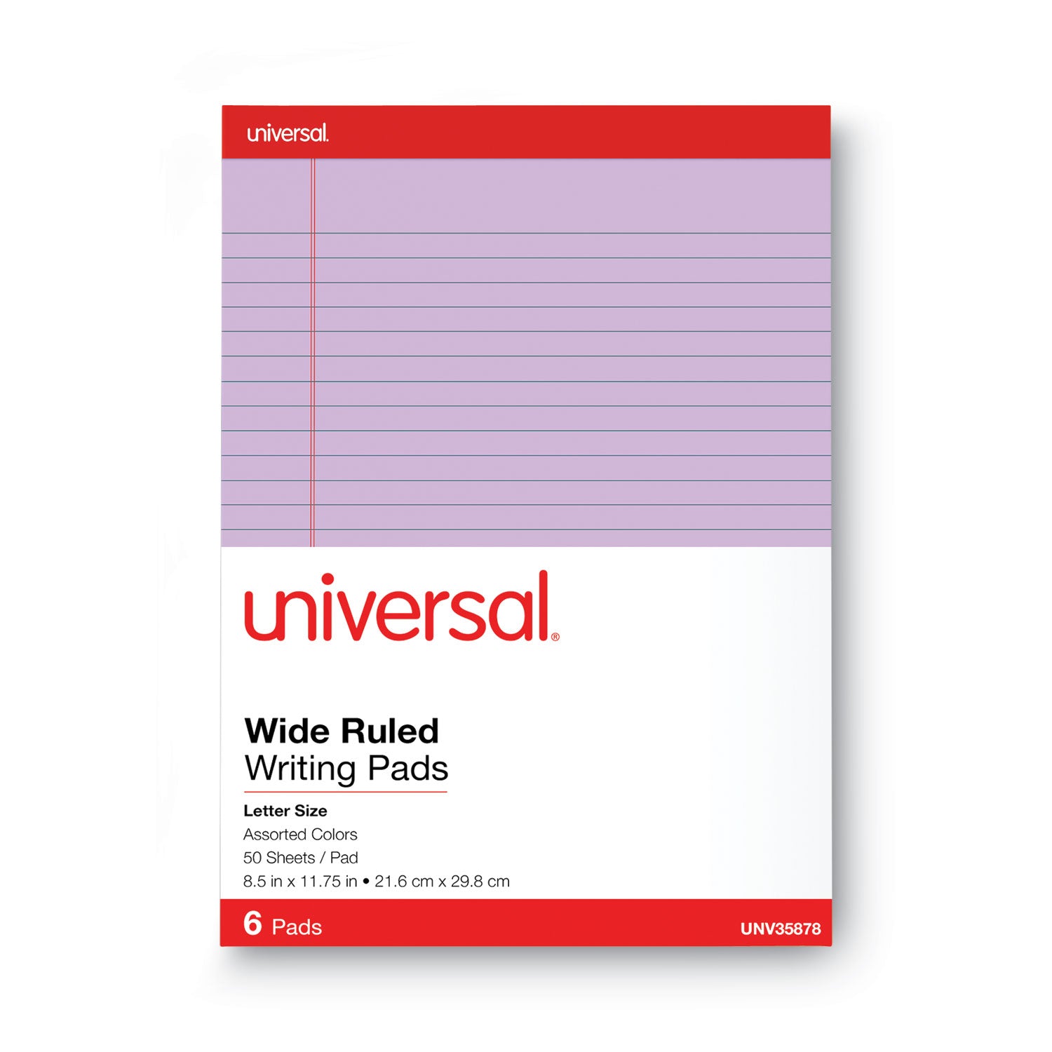 colored-perforated-ruled-writing-pads-wide-legal-rule-50-assorted-color-85-x-1175-sheets-6-pack_unv35878 - 3